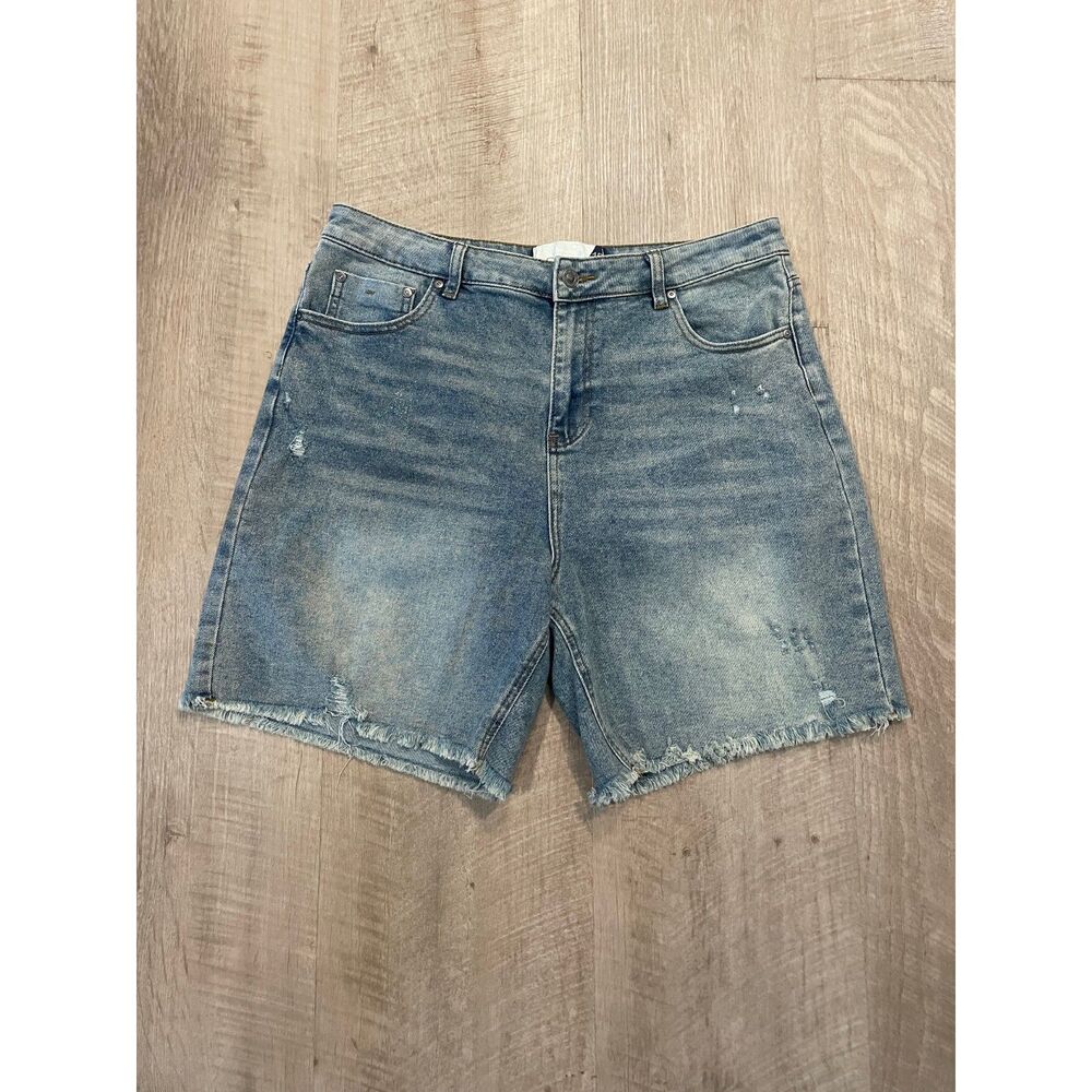 Project Rebel distressed cut off shorts, size 15